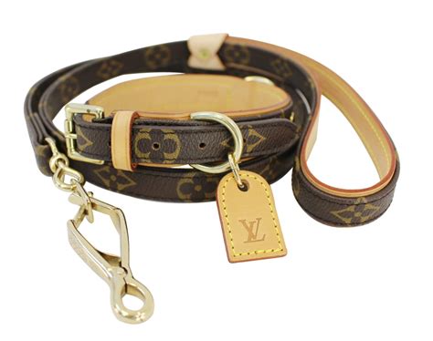 lv dog leash|louis vuitton collar and leash.